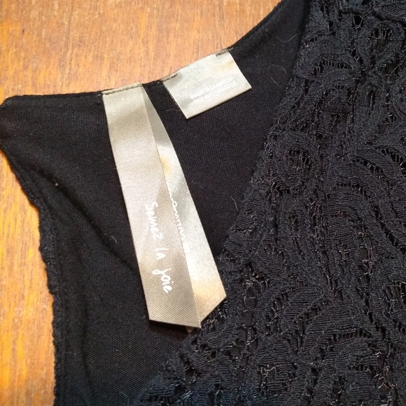 Penningtons Size 4X Black Lace Swing Tank Shirt, Sleeveless, Lined - Picture 3 of 8